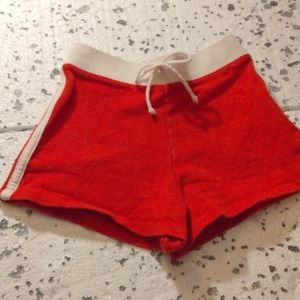 Girls size 10-12 red shorts